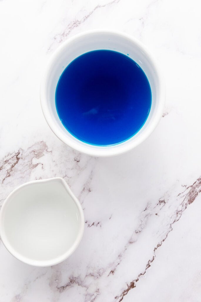 blue layer jello cups independence day