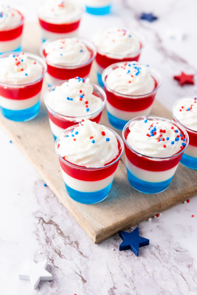 patriotic jello shots