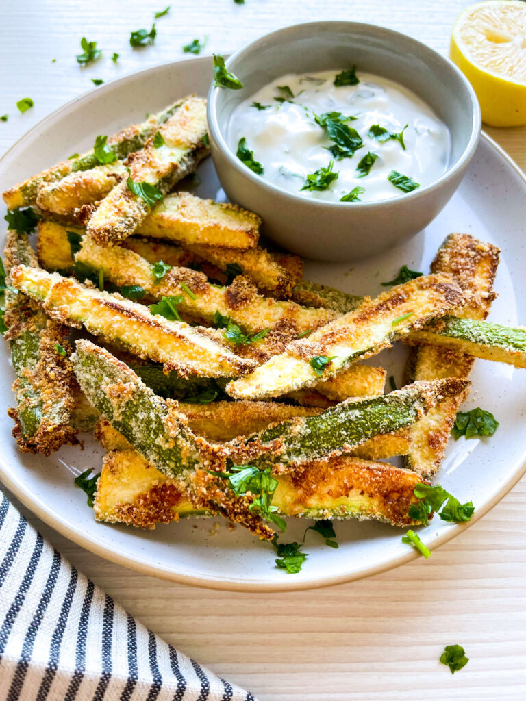 crispy baked zucchini fries