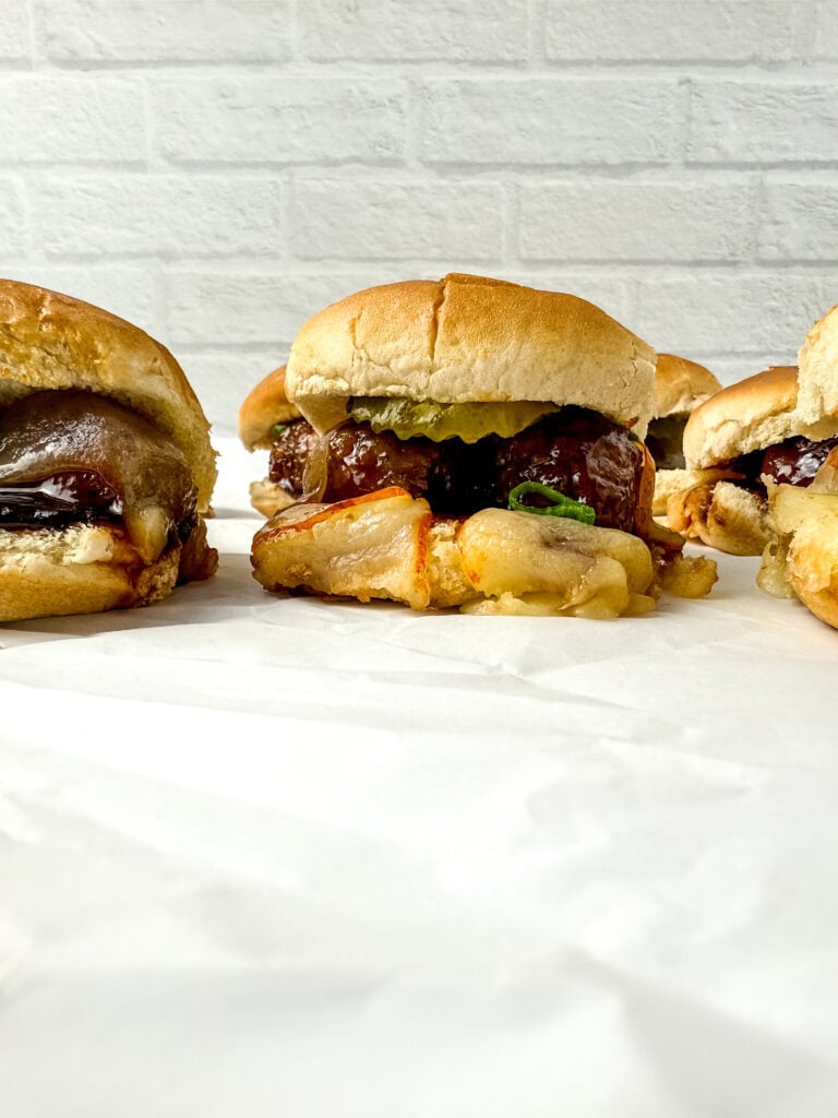 bbq meatball sliders