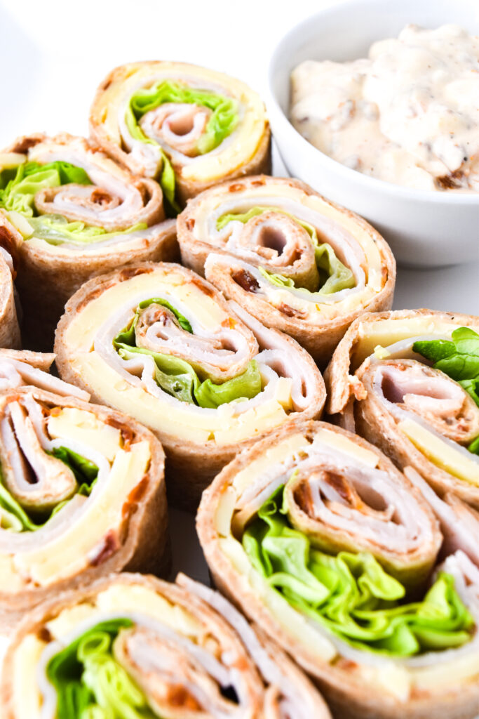 sundried turkey tomato pinwheels