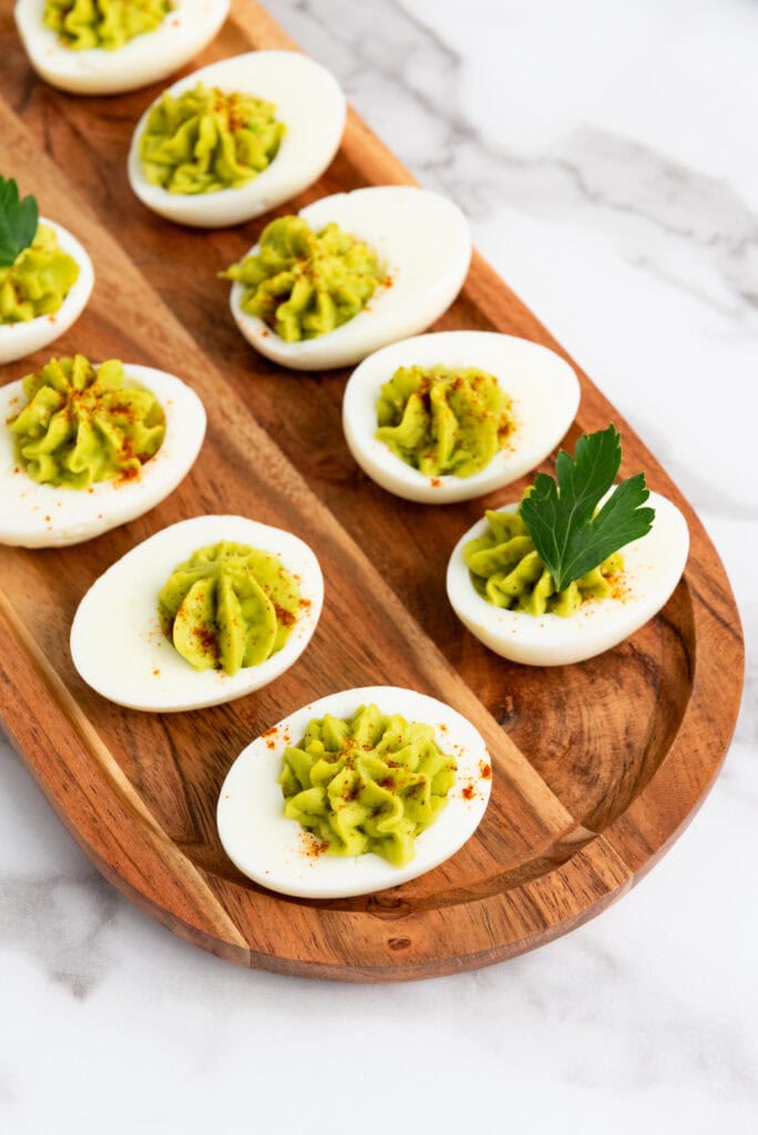 avocado deviled eggs
