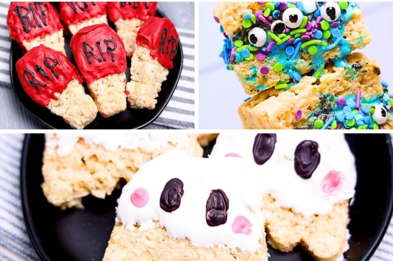 halloween rice krispies