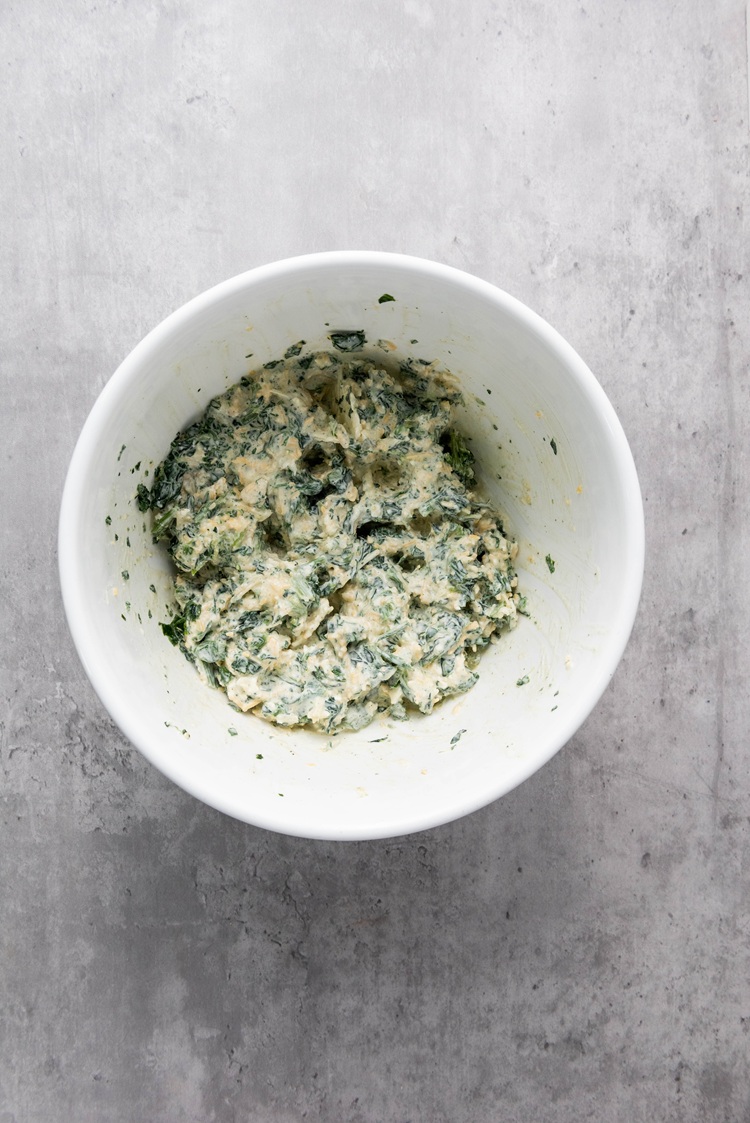spinach dip in a bowl
