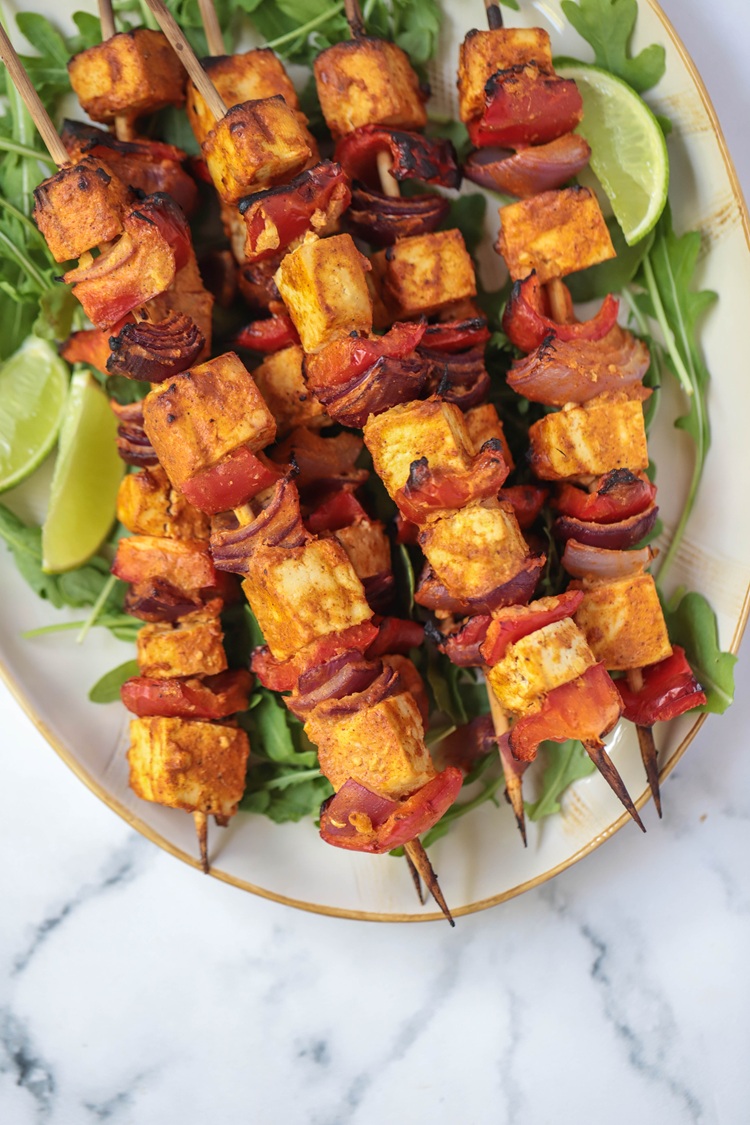 tofu tikka skewers