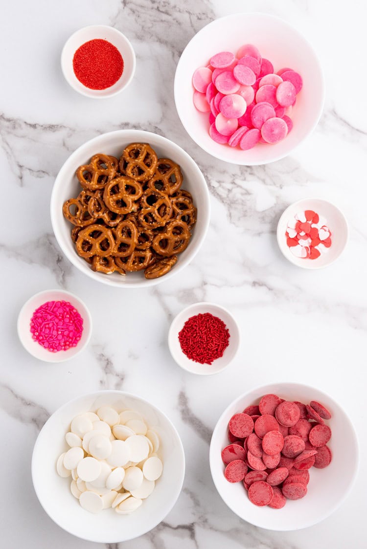 valentines day pretzels ingredients