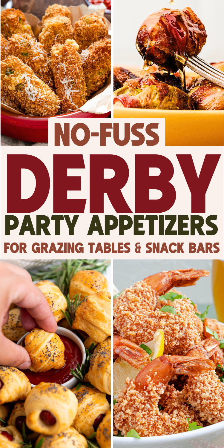 Kentucky Derby Party Food Appetizers for Grazing Tables And Snack Bars