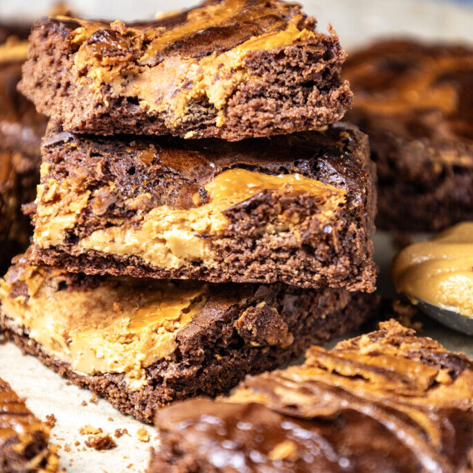 peanut butter brownies