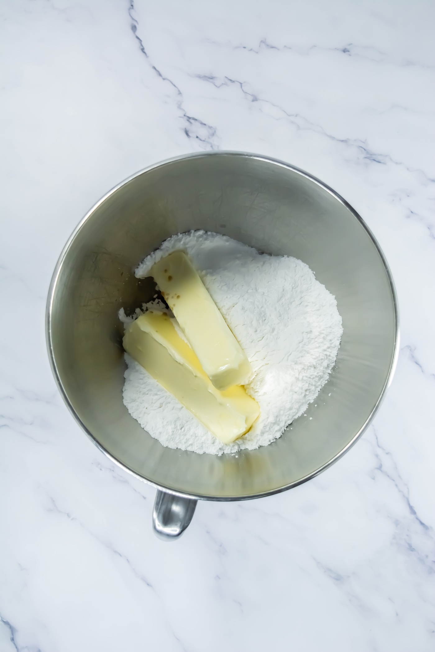butter and sugar