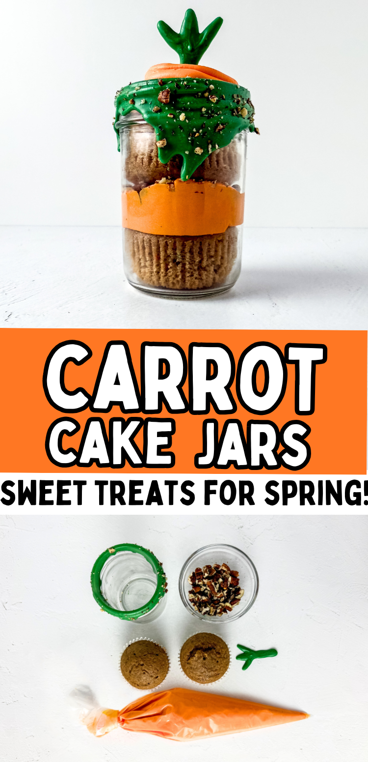 carrot cake jars spring dessert idea