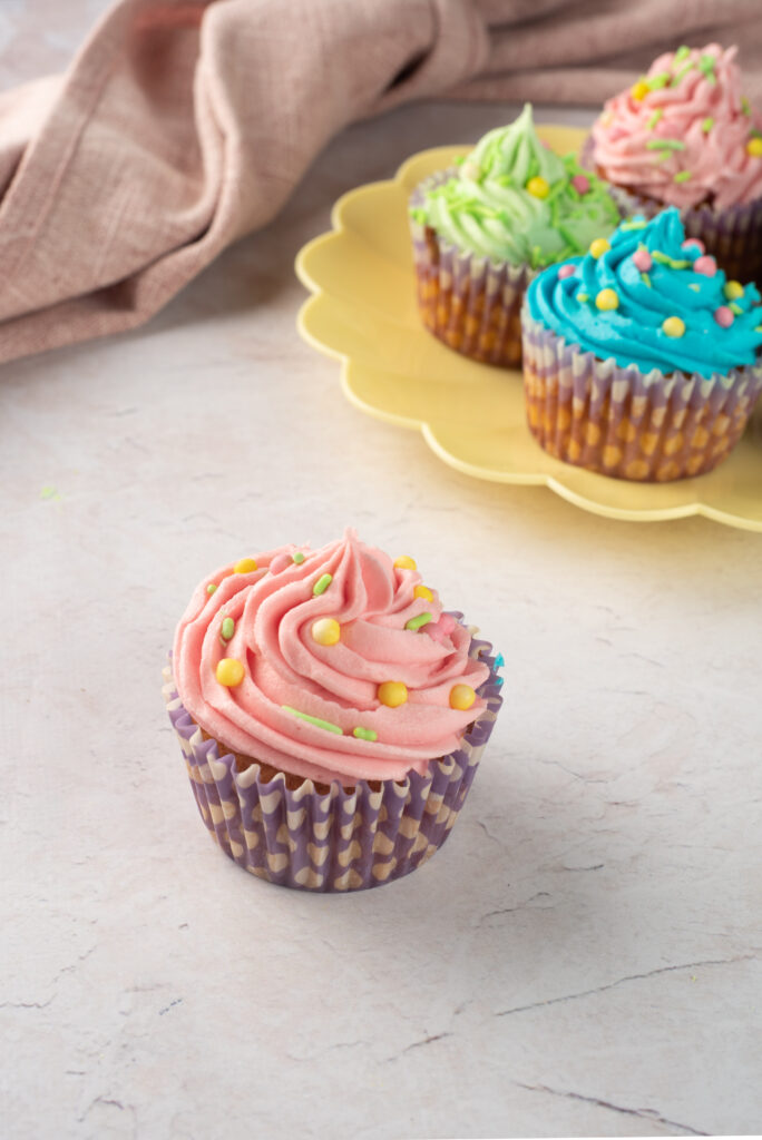 easter vanilla cupcakes