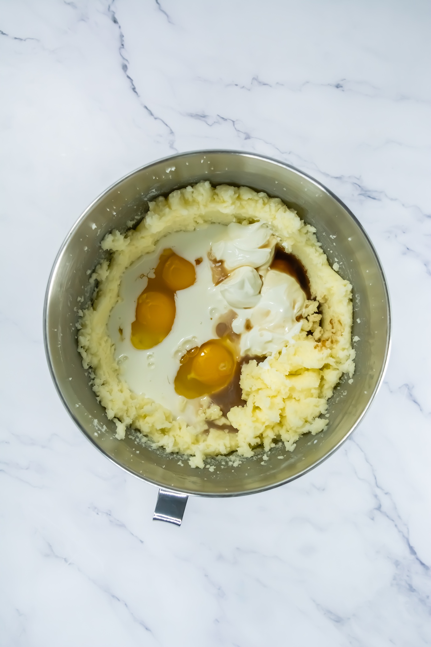 eggs sour cream milk vanilla