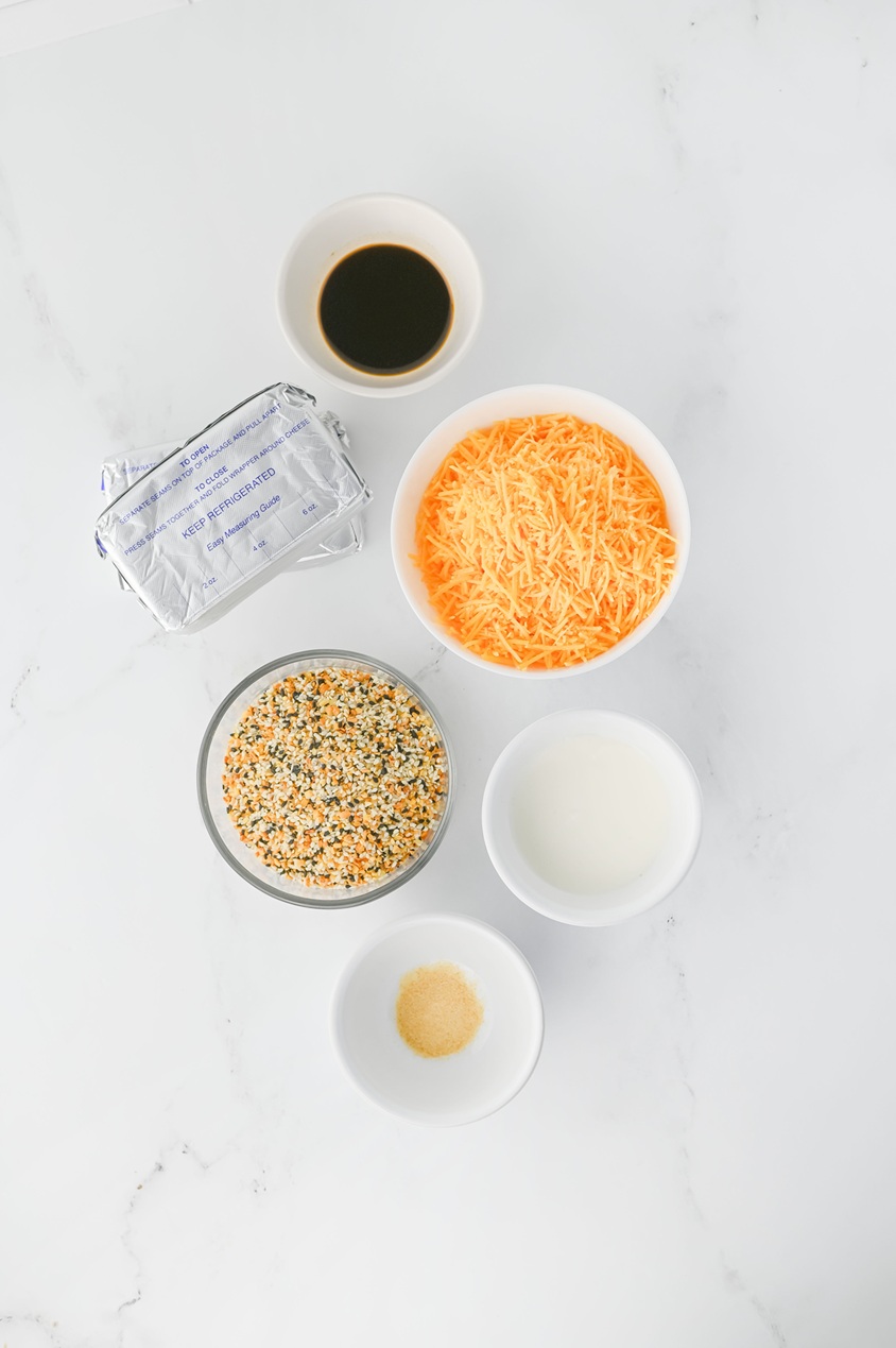 everythingbagelcheeseball ingredients