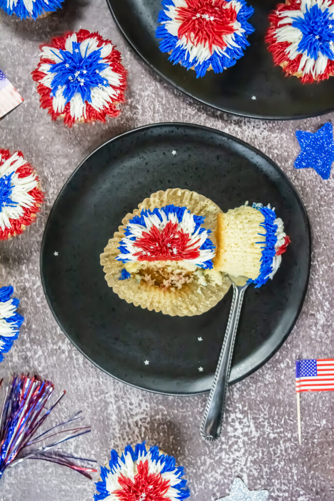 firecracker cupcakes